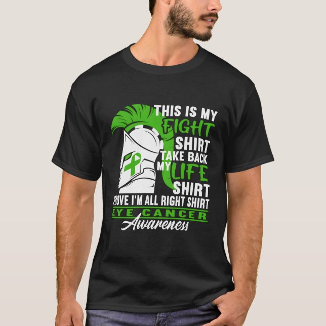 Bewusstsein Figa I Okulare Melanome Augenkrebs T-Shirt (Vorderseite)