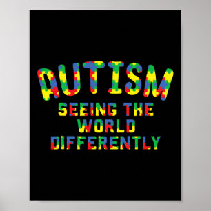 Bewusstsein für Autismus - Die Welt der Autisten-K Poster