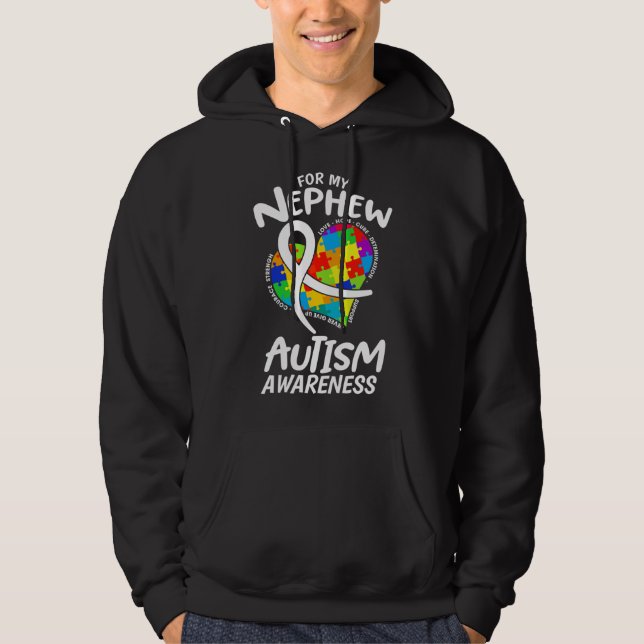 Bewusstsein für Autismus in meinem Nephew Hoodie (Vorderseite)