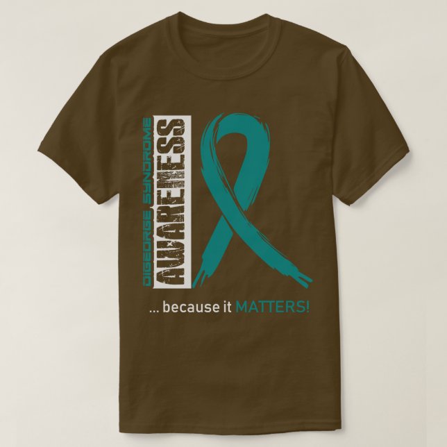 Bewusstsein für das Digeorge-Syndrom aufgrund sein T-Shirt (Design vorne)
