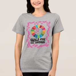 Bewusstsein für das Leben, globale Auswirkungen: e Tri-Blend Shirt