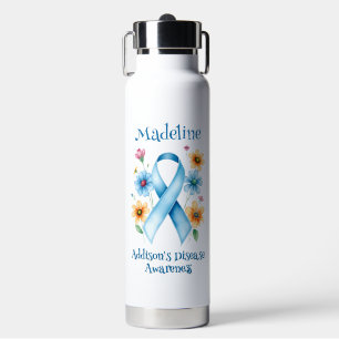 Bewusstsein für die Erkrankung   Blue Ribbon Trinkflasche