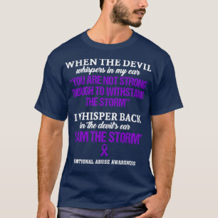 Bewusstsein für emotionalen Missbrauch bin ich der T-Shirt