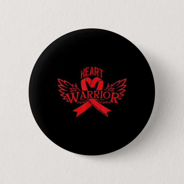 Bewusstsein für Herzkrankheiten Button (Vorderseite)