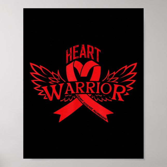 Bewusstsein für Herzkrankheiten Poster (Vorne)