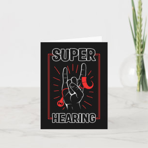 Bewusstsein für Hörverlust Super Gehör Cochlea-Imp Karte
