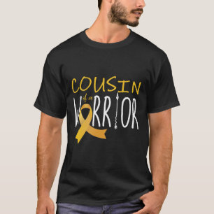 Bewusstsein für Kinderkrebs Cousin eines Kriegers T-Shirt