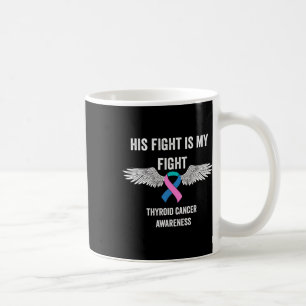 Bewusstsein für Krebs - Aquamarines blaues Band-Be Kaffeetasse