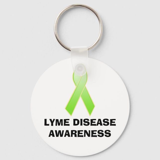 BEWUSSTSEIN FÜR LYME KRANKHEIT SCHLÜSSELANHÄNGER (Vorderseite)
