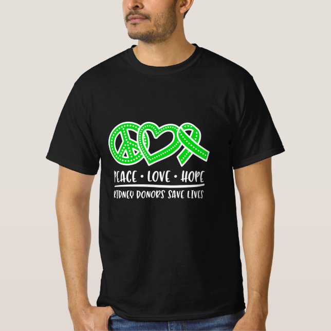 Bewusstsein für Nierenspende, Nierenspender T-Shirt (Vorderseite)