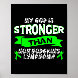 Bewusstsein für Non-Hodgkin-Lymphom - Blutkrebs Üb Poster