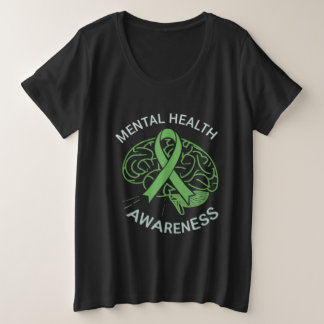 Bewusstsein für psychische Gesundheit 2024,Mind Ma Große Größe T-Shirt