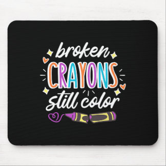 Bewusstsein für psychische Gesundheit Gebrochene B Mousepad