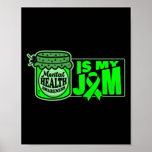 Bewusstsein für psychische Gesundheit ist meine Ma Poster