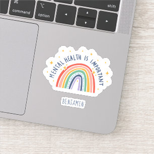 Bewusstsein für psychische Gesundheit Rainbow Pers Aufkleber
