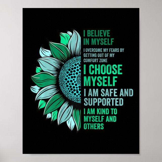 Bewusstsein für psychische Gesundheit - Schluss mi Poster (Vorne)