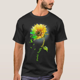 Bewusstsein für psychische Gesundheit Sonnenblume T-Shirt