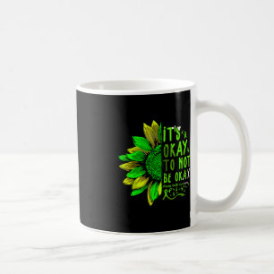 Bewusstsein für psychische Gesundheit Sonnenblumen Kaffeetasse