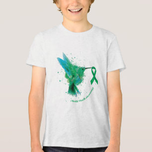 Bewusstsein für psychische Gesundheit Sonnenblumen Tri-Blend Shirt