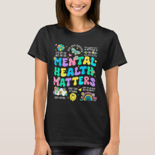 Bewusstsein für psychische Gesundheit Therapie men T-Shirt