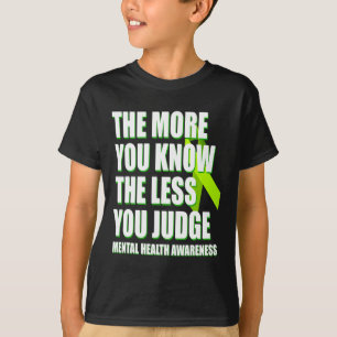 Bewusstsein für psychische Gesundheit - Unterstütz T-Shirt