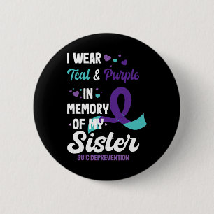 Bewusstsein für Suizidprävention im Gedächtnis der Button