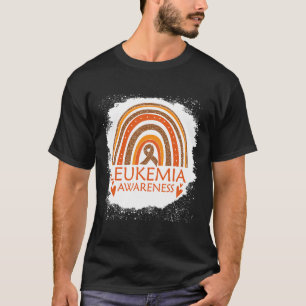 Bewusstsein gebleicht Regenbogen Orange Ribbon Män T-Shirt