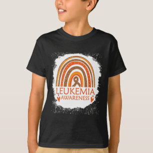 Bewusstsein gebleicht Regenbogen Orange Ribbon Män T-Shirt