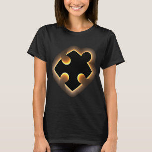 Bewusstsein Gesamtsolarausschnitt 2024 Puzzleteil T-Shirt