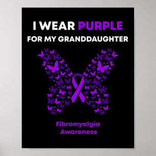 Bewusstsein-i Wear Lila für meine Enkelin Poster