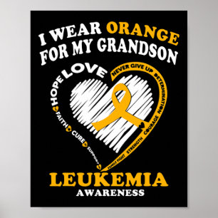 Bewusstsein - Ich trage Orange für meinen Enkel Poster