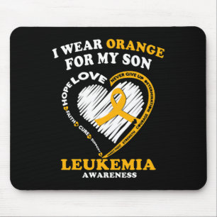 Bewusstsein - Ich trage Orange für meinen Sohn Mousepad