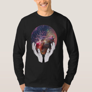 Bewusstsein Liebe Herz-Hirn-Kohärenz-Meditation T-Shirt