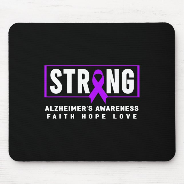 Bewusstsein - Lila Heimer ist stark Mousepad (Vorne)