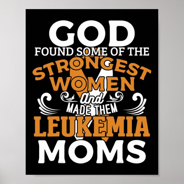 Bewusstsein Orange Ribbon Poster (Vorne)