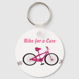 Bewusstsein Rosa Fahrrad Schlüsselanhänger
