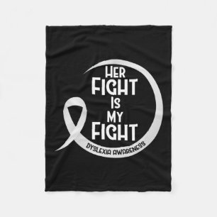 Bewusstsein Silver Ribbon Ihr Kampf ist mein Kampf Fleecedecke