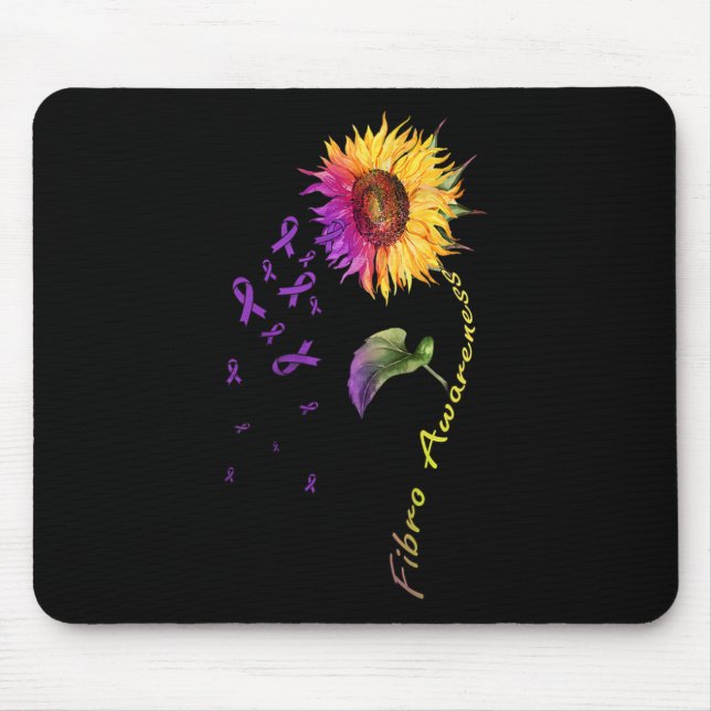 Bewusstsein Sonnenblume Fibro Mousepad (Vorne)