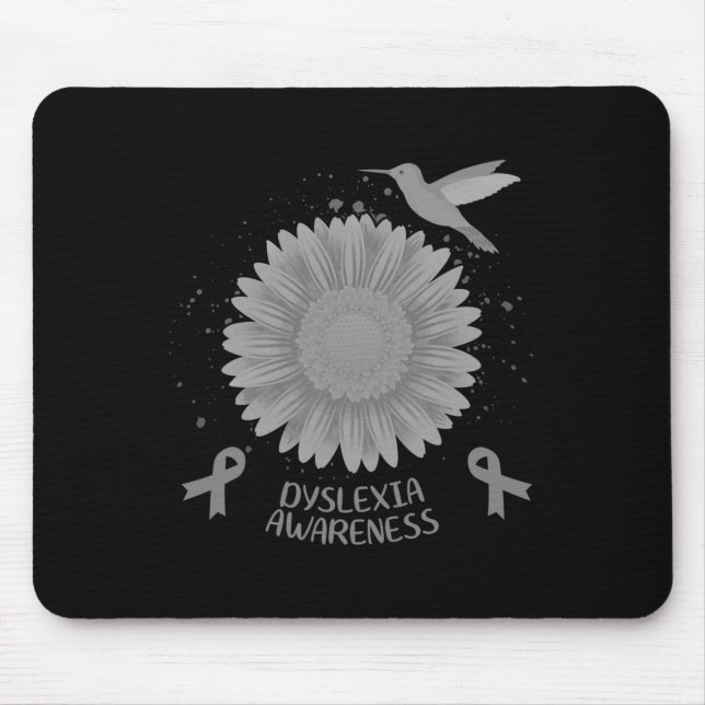 Bewusstsein Sonnenblumen Hummingbird Geschenk Mousepad (Vorne)