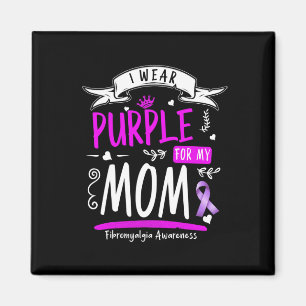 Bewusstsein und Fibro Design ich tragen Lila für M Magnet