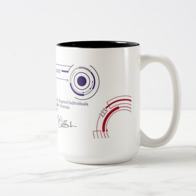 Bewusstsein  zweifarbige tasse (Rechts)