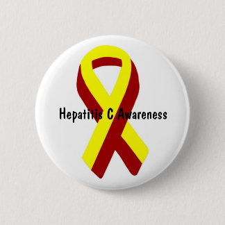 Bewusstseins-Band-Button der Hepatitis-C Button