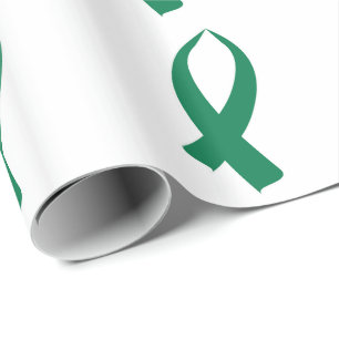 Bewusstseins-Band (Grün) Geschenkpapier