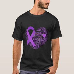 Bewusstseins-Herz Lila Band  T-Shirt