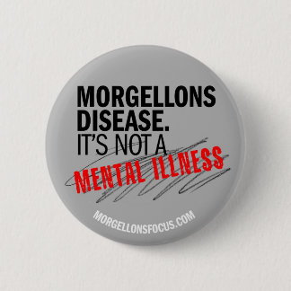 Bewusstseins-Knopf - Grau Button