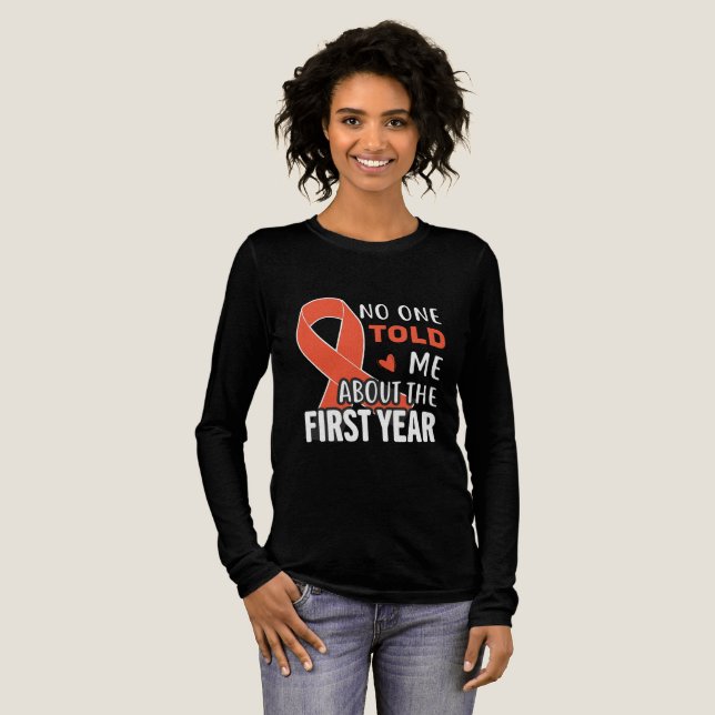 Bewusstseins-Schleifen-Kunst Tri-Blend Shirt (Volle Vorderseite)