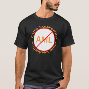 Bewusstseins-Shirt der Heilungs-Leukämie-AML T-Shirt