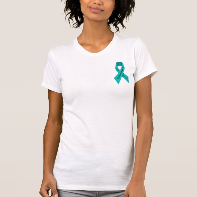 Bewusstseins-T - Shirt des Eierstockkrebses (Vorderseite)