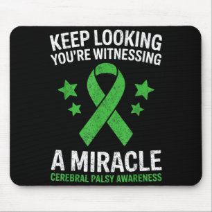 Bewusstseinsband für Zerebralparese Mousepad