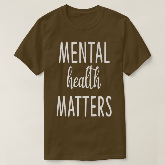 Bewusstseinsbildung bei psychischer Gesundheit Dep T-Shirt (Design vorne)